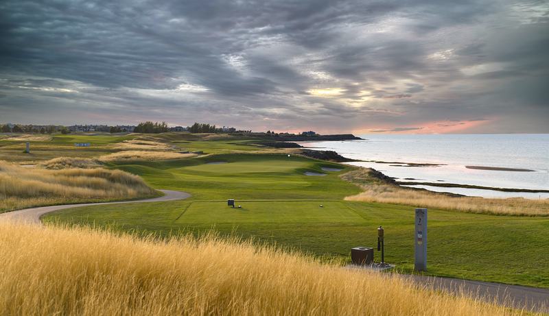 Fox Harb'r championship golf course in fall